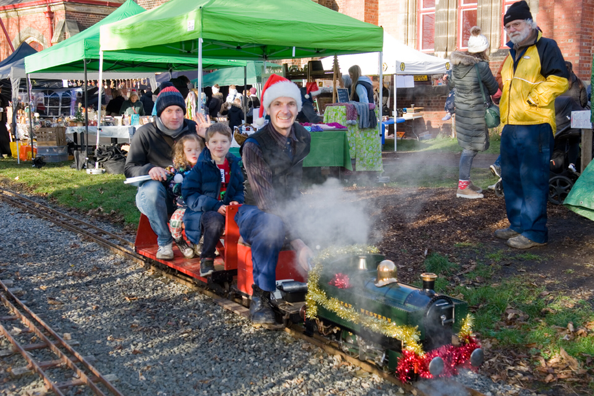 Santa Express returning from Santa's Grotto